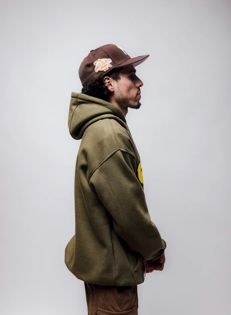 Graffiti Hoodie - Olive