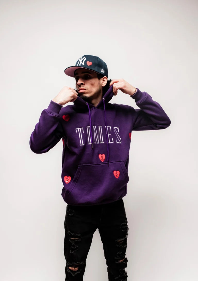 Heart 2 Heart Hoodie - Purple