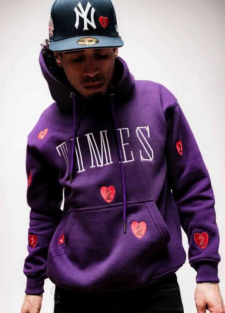 Heart 2 Heart Hoodie - Purple